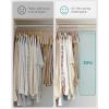 imageSONGMICS 20Pack Pants Hangers 167Inch Long Velvet Hangers with Adjustable Clips HeavyDuty NonSlip Skirt Hangers SpaceSaving for Pants Skirts Coats Dresses Black UCRF012B20Pale Brown