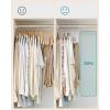 imageSONGMICS 20Pack Pants Hangers 167Inch Long Velvet Hangers with Adjustable Clips HeavyDuty NonSlip Skirt Hangers SpaceSaving for Pants Skirts Coats Dresses Black UCRF012B20White