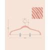 imageSONGMICS 20Pack Pants Hangers 167Inch Long Velvet Hangers with Adjustable Clips HeavyDuty NonSlip Skirt Hangers SpaceSaving for Pants Skirts Coats Dresses Black UCRF012B20Light Pink