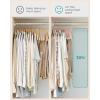imageSONGMICS 20Pack Pants Hangers 167Inch Long Velvet Hangers with Adjustable Clips HeavyDuty NonSlip Skirt Hangers SpaceSaving for Pants Skirts Coats Dresses Black UCRF012B20Light Pink