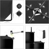 imageSONGMICS Cube Storage Organizer Set of 16 Plastic Cubes Closet Organizers and Storage Room Organization Bedroom Living Room 122 x 484 x 484 Inches Black ULPC44BKBlack