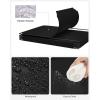 imageSONGMICS Cube Storage Organizer Set of 16 Plastic Cubes Closet Organizers and Storage Room Organization Bedroom Living Room 122 x 484 x 484 Inches Black ULPC44BKBlack