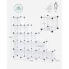 imageSONGMICS Cube Storage Organizer Set of 16 Plastic Cubes Closet Organizers and Storage Room Organization Bedroom Living Room 122 x 484 x 484 Inches Black ULPC44BKWhite