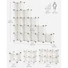 imageSONGMICS Cube Storage Organizer Set of 16 Plastic Cubes Closet Organizers and Storage Room Organization Bedroom Living Room 122 x 484 x 484 Inches Black ULPC44BKCream White