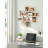 imageSONGMICS 4x6 Collage Picture Frames 12Pack Photo Collage Frame for Wall Decor Glass Front Assembly Required Rustic BrownNatural Beige