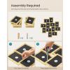imageSONGMICS 4x6 Collage Picture Frames 12Pack Photo Collage Frame for Wall Decor Glass Front Assembly Required Rustic BrownPale Gold