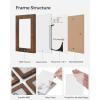 imageSONGMICS 4x6 Collage Picture Frames 12Pack Photo Collage Frame for Wall Decor Glass Front Assembly Required Rustic BrownRustic Brown