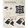 imageSONGMICS 4x6 Collage Picture Frames for Wall Decor 10 Pack Family Photo Collage Frame Set for Gallery Glass Front Assembly Required Ink BlackCloud White