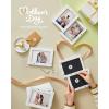 imageSONGMICS 4x6 Collage Picture Frames for Wall Decor 10 Pack Family Photo Collage Frame Set for Gallery Glass Front Assembly Required Ink BlackCloud White