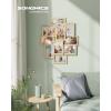 imageSONGMICS 4x6 Collage Picture Frames for Wall Decor 10 Pack Family Photo Collage Frame Set for Gallery Glass Front Assembly Required Ink BlackNatural Beige