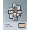 imageSONGMICS 4x6 Collage Picture Frames for Wall Decor 10 Pack Family Photo Collage Frame Set for Gallery Glass Front Assembly Required Ink BlackNavy Blue