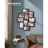 imageSONGMICS 4x6 Collage Picture Frames for Wall Decor 10 Pack Family Photo Collage Frame Set for Gallery Glass Front Assembly Required Ink BlackNavy Blue