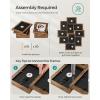 imageSONGMICS 4x6 Collage Picture Frames for Wall Decor 10 Pack Family Photo Collage Frame Set for Gallery Glass Front Assembly Required Ink BlackRustic Brown