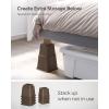 imageSONGMICS Bed Risers 4Pack Furniture Risers Heavy Duty Bed Lifts in Heights of 3 5 or 8 Inches Lifts up to 1300 lb for Sofa Table Legs Extenders Black UCDG001B01Brown