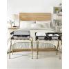imageSONGMICS Luggage Rack Pack of 2 Luggage Racks for Guest Room Suitcase Stand Steel Frame Foldable for Bedroom Black URLR64B2Golden