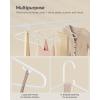 imageSONGMICS Plastic Hangers 50 Pack SpaceSaving Clothes Hangers Lightweight Hangers for Pants Coats Dresses White UCRP009W50White