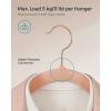 imageSONGMICS Velvet Hangers 30 Pack NonSlip Clothes Hangers Suit Hangers with Shoulder Notches Pants Bar 360 Swivel Hook SpaceSaving for Closet Ink Black UCRF029B03Light Pink