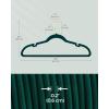 imageSONGMICS Velvet Hangers 30 Pack NonSlip Clothes Hangers Suit Hangers with Shoulder Notches Pants Bar 360 Swivel Hook SpaceSaving for Closet Ink Black UCRF029B03Forest Green