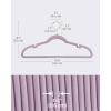 imageSONGMICS Velvet Hangers 30 Pack NonSlip Clothes Hangers Suit Hangers with Shoulder Notches Pants Bar 360 Swivel Hook SpaceSaving for Closet Ink Black UCRF029B03Pale Purple