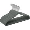 imageSONGMICS Velvet Hangers 30 Pack NonSlip Clothes Hangers Suit Hangers with Shoulder Notches Pants Bar 360 Swivel Hook SpaceSaving for Closet Ink Black UCRF029B03Gray