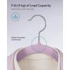 imageSONGMICS Velvet Hangers 30 Pack NonSlip Clothes Hangers Suit Hangers with Shoulder Notches Pants Bar 360 Swivel Hook SpaceSaving for Closet Ink Black UCRF029B03Pale Purple