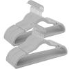 imageSONGMICS Velvet Hangers 30 Pack NonSlip Clothes Hangers Suit Hangers with Shoulder Notches Pants Bar 360 Swivel Hook SpaceSaving for Closet Ink Black UCRF029B03Dove Gray