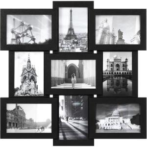 imageSONGMICS 4x6 Collage Picture Frames for Wall Decor 10 Pack Family Photo Collage Frame Set for Gallery Glass Front Assembly Required Ink BlackInk Black