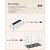 imageSONGMICS 20 Panels Guinea Pig PlaypenRemovable Oxford Fabric MatSmall Animal Pen Pet Fence IndoorDIY Plastic Enclosure for Hamsters Rabbits Hedgehogs 492 x 248 x 165 Inches White ULPC009W01563L x 287W x 181H