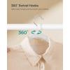 imageSONGMICS Clothes Hangers Pack of 50 Plastic Coat Hangers SpaceSaving Light Gray and Dark Gray UCRF50GCloud White