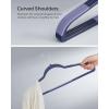 imageSONGMICS Clothes Hangers Pack of 50 Plastic Coat Hangers SpaceSaving Light Gray and Dark Gray UCRF50GDark Blue Ash  Light Blue Ash