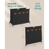 imageSONGMICS Laundry Hamper Laundry Basket 304 Gal Laundry Sorter 2 Sections Collapsible XFrame Clothes Organizer with Customizable Labels Laundry Room Bedroom Bathroom Ink Black ULCB120B01Ink Black