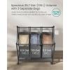 imageSONGMICS Laundry Sorter Rolling Laundry Basket with 4 Removable Bags Laundry Hamper Laundry Cart for Laundry Room Bedroom Bathroom 4 x 119 Gallons Ink Black URLS103B01Slate Gray