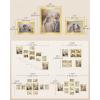 imageSONGMICS Picture Frames Collage Picture Frames Set of 10 Two 8x10 Four 5x7 Four 4x6 Photo Frame for Wall Gallery Decor Table Display Glass Rustic BrownPale Gold