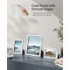 imageSONGMICS Picture Frames Collage Picture Frames Set of 10 Two 8x10 Four 5x7 Four 4x6 Photo Frame for Wall Gallery Decor Table Display Glass Rustic BrownCloud White