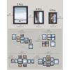 imageSONGMICS Picture Frames Collage Picture Frames Set of 10 Two 8x10 Four 5x7 Four 4x6 Photo Frame for Wall Gallery Decor Table Display Glass Rustic BrownInk Black