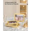 imageSONGMICS Picture Frames Collage Picture Frames Set of 10 Two 8x10 Four 5x7 Four 4x6 Photo Frame for Wall Gallery Decor Table Display Glass Rustic BrownPale Gold