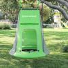 imageSONGMICS Saucer Tree Swing Tent 40 Inch 700 lb Load Textilene Fabric Includes Hanging Kit Detachable for Kids Outdoor Indoor Heavy Duty Safe Durable Easy Install Green UGSW002G01