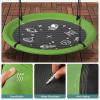 imageSONGMICS Saucer Tree Swing Tent 40 Inch 700 lb Load Textilene Fabric Includes Hanging Kit Detachable for Kids Outdoor Indoor Heavy Duty Safe Durable Easy Install Green UGSW002G01