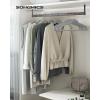 imageSONGMICS Velvet Hangers 50 Pack NonSlip With Rose GoldColored Swivel Hooks Slim SpaceSaving for Closet HeavyDuty White UCRF026W03Dove Gray