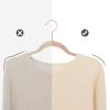 imageSONGMICS Velvet Hangers 50 Pack NonSlip With Rose GoldColored Swivel Hooks Slim SpaceSaving for Closet HeavyDuty White UCRF026W03Pink