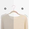 imageSONGMICS Velvet Hangers 50 Pack NonSlip With Rose GoldColored Swivel Hooks Slim SpaceSaving for Closet HeavyDuty White UCRF026W03Pink