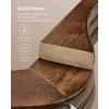imageSONGMICS Wooden Hangers 20Pack Wood Coat Hangers with Shoulder Notches Swivel Hook NonSlip for Jackets Shirts Suits Dark Walnut and Silver UCRW02V20Dark Walnut  Silver