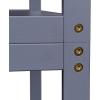 imageSONGMICS Over The Toilet Storage 3Tier Over Toilet Bathroom Organizer with Adjustable Shelf 102 x 248 x 669 Inches SpaceSaving Gray UBTS001G01Grey