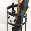 imageSONGMICS Umbrella Stand Steel Round Umbrella Holder Rack 77 x 77 x 217 Inches with Detachable Drip Tray for Entryway Office Stable Assembly Required Black ULUC28BKBlack