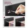imageVASAGLE File Cabinet Mobile Filing Cabinet with Wheels 2 Lockable Drawers Open Shelf for A4 Letter Size Hanging File Folders Ink Black UOFC077B16Ink Black