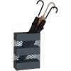imageSONGMICS Umbrella Stand Metal Umbrella Holder for Entryway 47 x 11 x 161 Inches Rectangular with Water Tray Openwork Design Detachable Plastic Drip Tray Anthracite Grey ULUC02AGAnthracite Grey