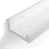 imageSONGMICS Floating Shelves Set of 2 Wall Shelves Ledge 39 x 315 Inches with Front Edge for Picture Frames Books Spice Jars Living Room Bathroom Kitchen Easy Assembly White ULWS080W01236W