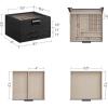 imageSONGMICS Jewelry Box Organizer with Glass Lid 3Layer Jewelry Storage with 2 Drawers Modern Style Gift for Mom 8 x 91 x 53 Inches Cloud White and Gold Color UJBC239WTGraphite Black  Silver