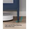 imageSONGMICS Metal Storage Cabinet with Mesh Doors Steel Display Cabinets with Adjustable Shelves for Bathroom Home Office Midnight Blue UOMC002Q03Midnight Blue