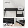 imageSONGMICS Portable Closet Freestanding Closet Organizer Clothes Rack with Shelves Hanging Rods Storage Organizer for Cloakroom Bedroom 488 x 169 x 717 Inches Black URYG026B02Black